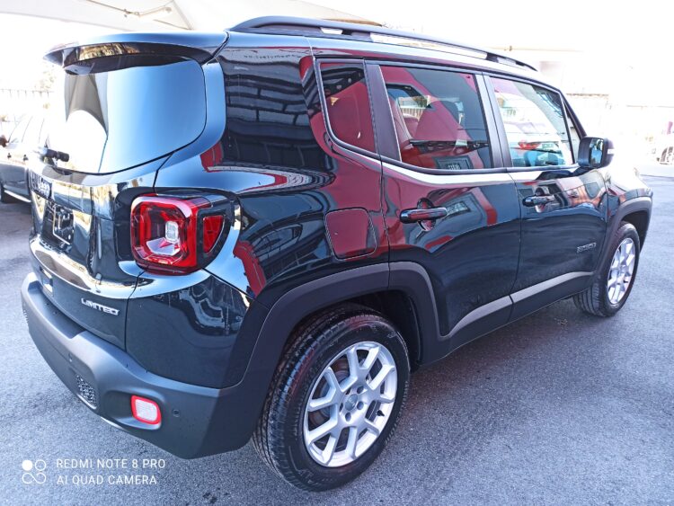 JEEP RENEGADE 1.6 MTJ 130CV LIMITED EURO 6D-FINAL KM ZERO 01/2021